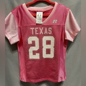 Texas Longhorns Pink Jersey  - Girls XS (4/5)